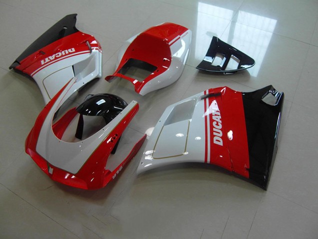 Ducati 748 916 996 996S 93-05 Motorrad Verkleidung - Rot Weiß