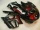 CBR 600 F3 95-98 Motorrad Verkleidung - Schwarz rote Flamme CBR 600 F3 95-98 Motorrad Verkleidung - Schwarz rote Flamme