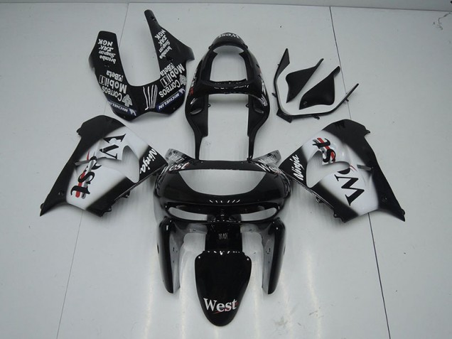 ZX9R 98-99 Motorrad Verkleidungen - Schwarz West