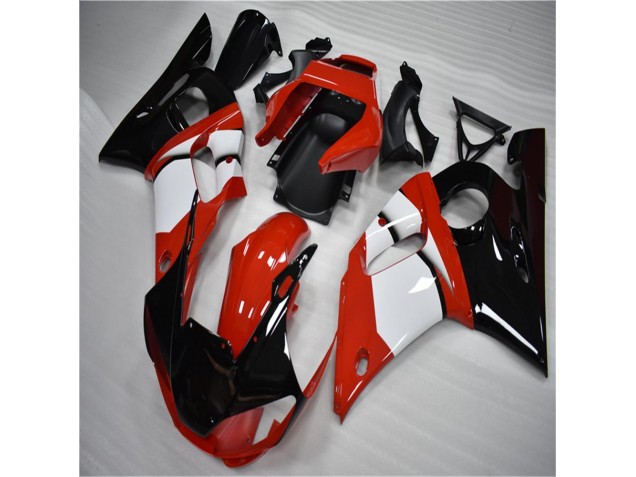 R6 98-02 Motorrad Verkleidungen - Schwarz Weiß R6 98-02 Motorrad Verkleidungen - Schwarz Weiß