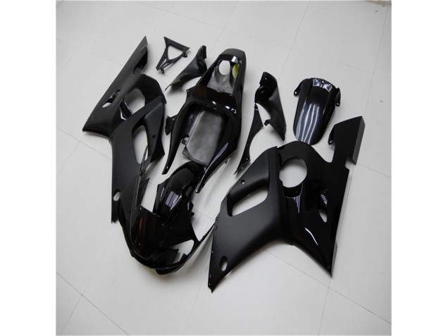 R6 98-02 Motorrad Verkleidungen - Matt schwarz Glänzend R6 98-02 Motorrad Verkleidungen - Matt schwarz Glänzend