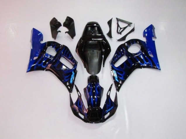 R6 98-02 Motorrad Verkleidungen - Blau Flamme R6 98-02 Motorrad Verkleidungen - Blau Flamme