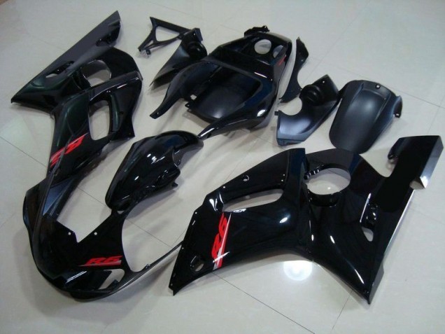 R6 98-02 Motorrad Verkleidungen - Glänzend Schwarz Rote Aufkleber R6 98-02 Motorrad Verkleidungen - Glänzend Schwarz Rote Aufkleber