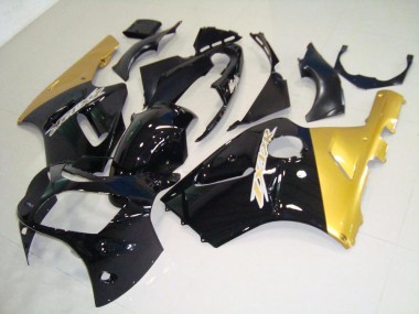 ZX12R 00-01 Motorrad Verkleidungen - Schwarz Gold