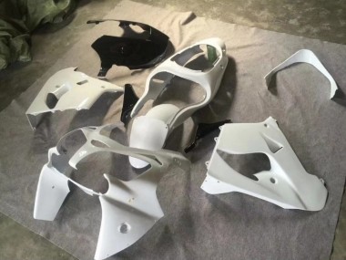 ZX9R 00-01 Motorrad Verkleidungen - ReinWeiß Glänzendes Schwarz
