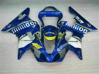 R1 00-01 Motorrad VollVerkleidungen & Plastik - Blau
