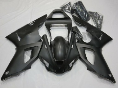 R1 00-01 Motorrad Verkleidungen - Matt Schwarz