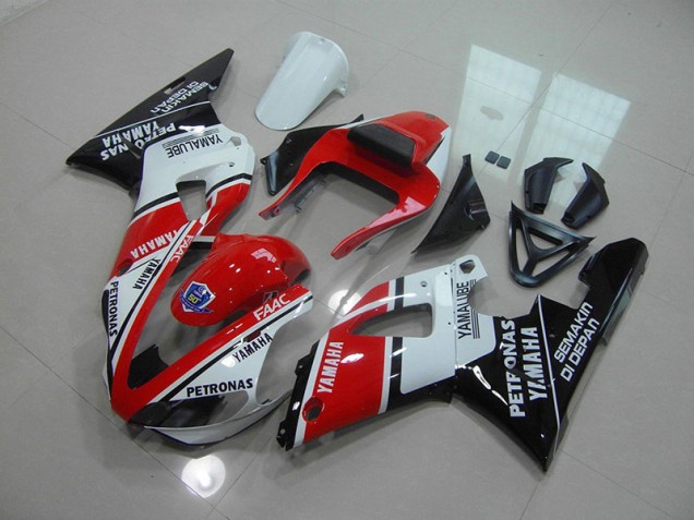 R1 00-01 Motorrad Verkleidungen - Rot Glänzend Schwarz R1 00-01 Motorrad Verkleidungen - Rot Glänzend Schwarz