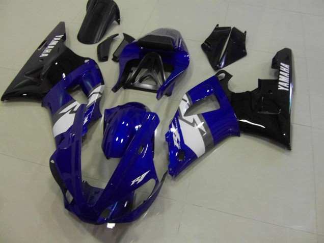 R1 00-01 Motorrad Verkleidungen - Blau Schwarz Weiß R1 00-01 Motorrad Verkleidungen - Blau Schwarz Weiß