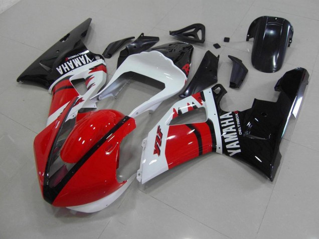 R1 00-01 Motorrad Verkleidungen - Rot Schwarz Weiß Renn Version R1 00-01 Motorrad Verkleidungen - Rot Schwarz Weiß Renn Version