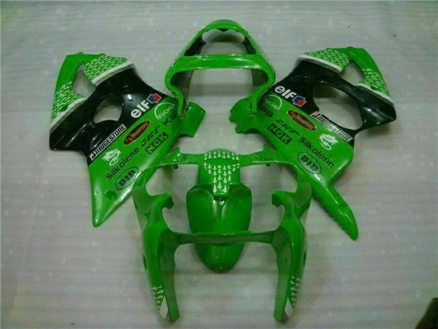 ZX6R 00-02 Motorrad Verkleidungen & Plastik - Grün Schwarz ZX6R 00-02 Motorrad Verkleidungen & Plastik - Grün Schwarz