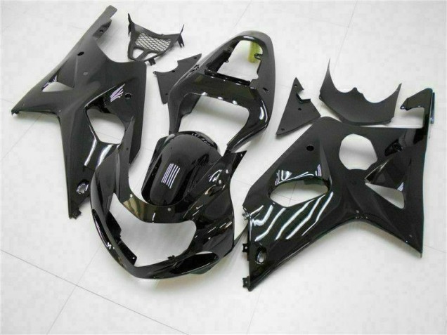 GSXR 1000 K1 00-02 Motorrad Verkleidungen - Glänzend Schwarz GSXR 1000 K1 00-02 Motorrad Verkleidungen - Glänzend Schwarz