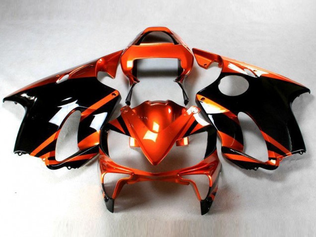 CBR 600 F4i 01-03 Motorrad Vollverkleidung - Orange Schwarz CBR 600 F4i 01-03 Motorrad Vollverkleidung - Orange Schwarz