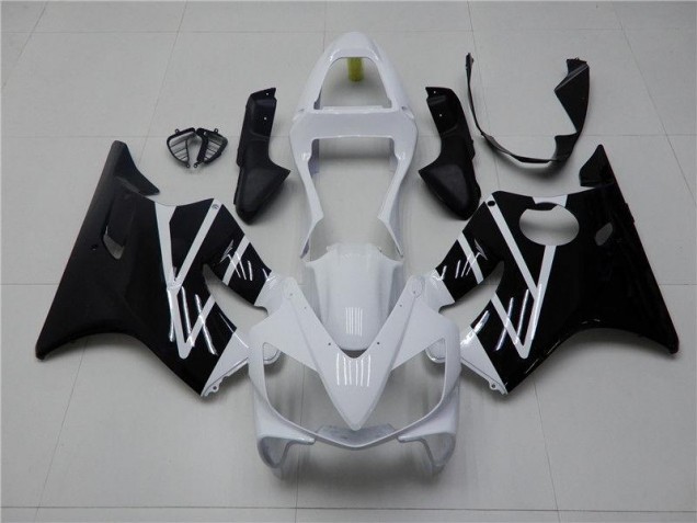 CBR 600 F4i 01-03 Motorrad Verkleidungen - Weiß Schwarz CBR 600 F4i 01-03 Motorrad Verkleidungen - Weiß Schwarz