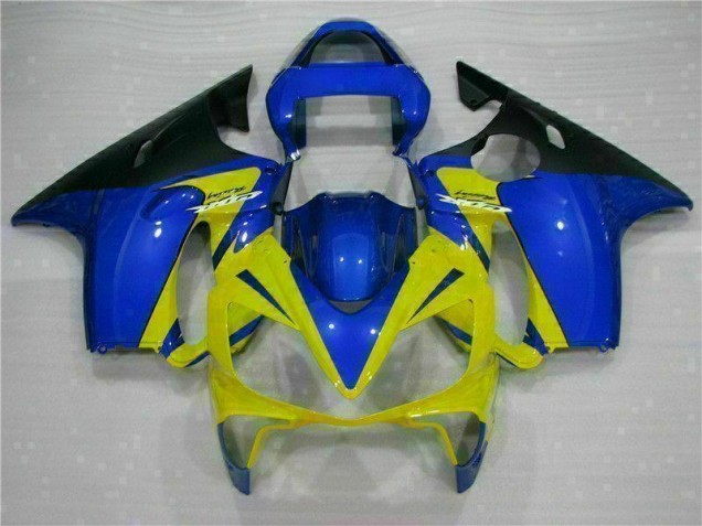 CBR 600 F4i 01-03 Motorrad Verkleidungen - Gelb Blau CBR 600 F4i 01-03 Motorrad Verkleidungen - Gelb Blau