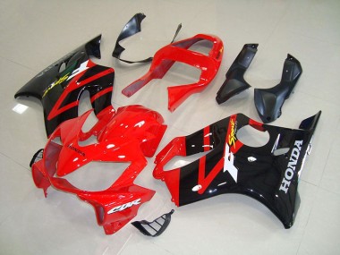CBR 600 F4i 01-03 Motorrad Verkleidungen - Schwarz Rot