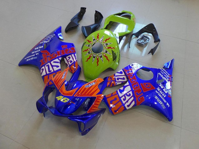CBR 600 F4i 01-03 Motorrad Verkleidungen - Blau Rossi CBR 600 F4i 01-03 Motorrad Verkleidungen - Blau Rossi