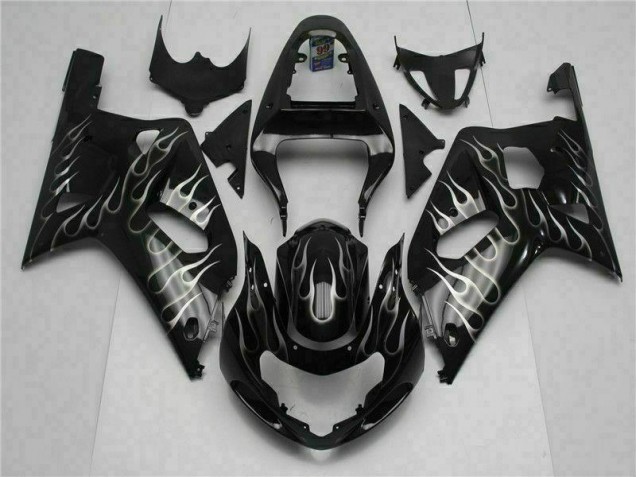 GSXR 600 / 750 K1 K2 K3 01-03 Motorrad Verkleidungen - Schwarz GSXR 600 / 750 K1 K2 K3 01-03 Motorrad Verkleidungen - Schwarz