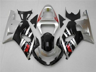 GSXR 600 / 750 K1 K2 K3 01-03 Motorrad Verkleidungen - Silber