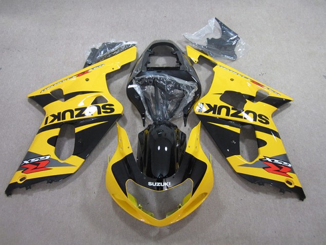 GSXR 600 K1 K2 K3 01-03 Motorrad Verkleidungen - Gelb Schwarz