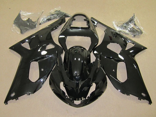 GSXR 600 K1 K2 K3 01-03 Motorrad Verkleidungen - Schwarz GSXR 600 K1 K2 K3 01-03 Motorrad Verkleidungen - Schwarz