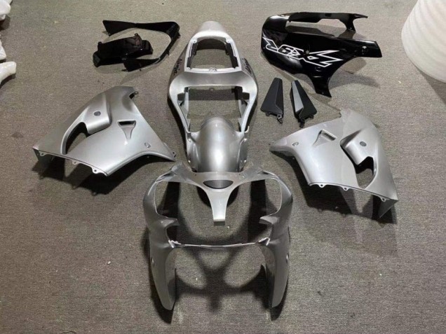 ZX9R 02-03 Motorrad Verkleidungen - Silber Glänzend Schwarz ZX9R 02-03 Motorrad Verkleidungen - Silber Glänzend Schwarz