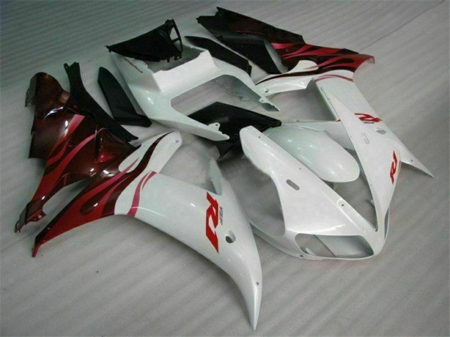 R1 02-03 Motorrad Vollverkleidung - Weiß R1 02-03 Motorrad Vollverkleidung - Weiß