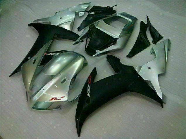 R1 02-03 Motorrad Verkleidungen - Silber Schwarz R1 02-03 Motorrad Verkleidungen - Silber Schwarz