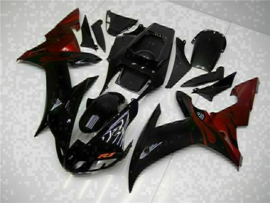 R1 02-03 MotorradVerkleidungen Plastik Kits - Schwarz