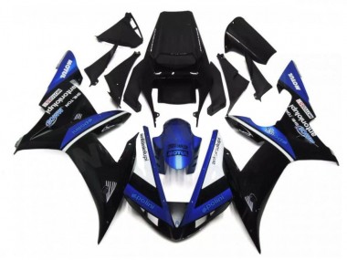 R1 02-03 Motorrad Verkleidungen - Schwarz Blau