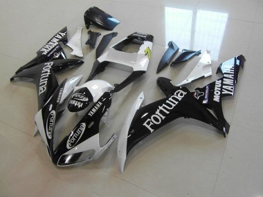 R1 02-03 Motorrad Verkleidung - Schwarz Silber