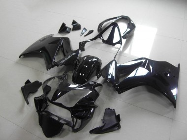 VFR 800 02-13 Motorrad Verkleidungen - Glänzend Schwarz