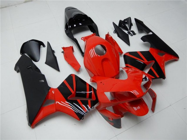 CBR 600 RR 03-04 Motorrad Verkleidungen Komplett Sets - Rot Schwarz