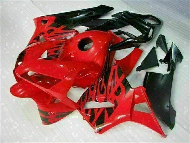 CBR 600 RR 03-04 Motorrad VollVerkleidungen & Plastik - Rot Schwarz CBR 600 RR 03-04 Motorrad VollVerkleidungen & Plastik - Rot Schwarz