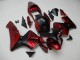 CBR 600 RR 03-04 Motorrad Verkleidungen - Rot Schwarz