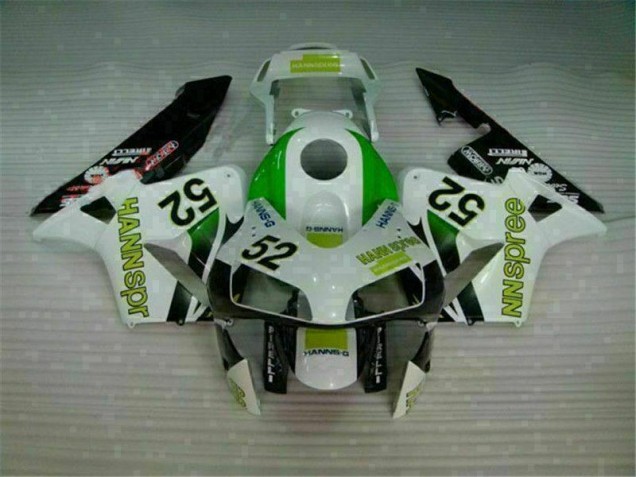 CBR 600 RR 03-04 Motorrad Verkleidungen - Grün Weiß Schwarz CBR 600 RR 03-04 Motorrad Verkleidungen - Grün Weiß Schwarz