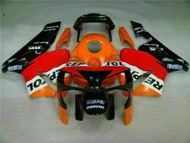 CBR 600 RR 03-04 Motorrad Verkleidungen - Orange Repsol