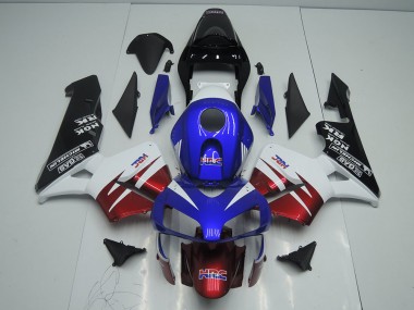 CBR 600 RR 03-04 Motorrad Verkleidungen - Dunkel rotblau