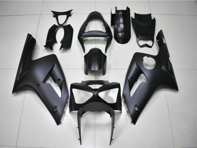 ZX6R 03-04 Motorrad Verkleidungen - Matt Schwarz