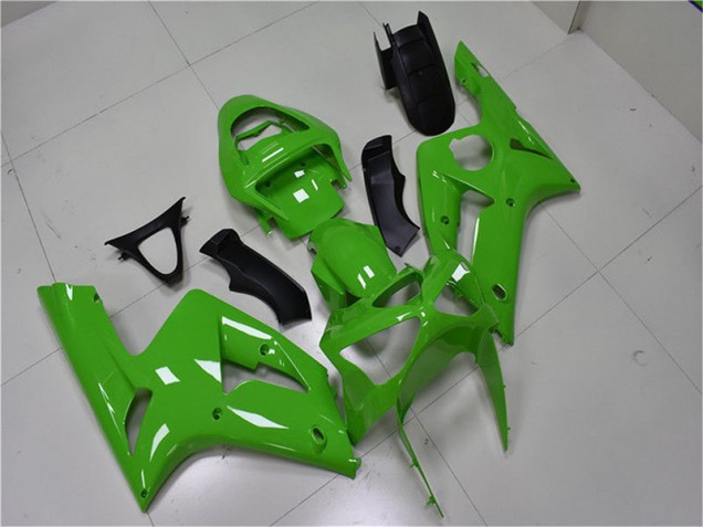 ZX6R 03-04 Motorrad Verkleidung - Grün ZX6R 03-04 Motorrad Verkleidung - Grün