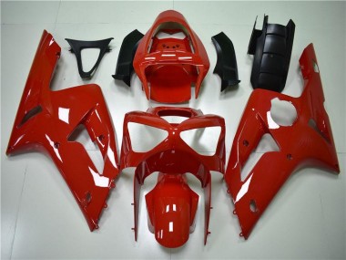 ZX6R 03-04 Motorrad Verkleidungen - Rot