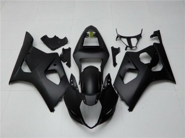 GSXR 1000 K3 03-04 Motorrad Vollverkleidung - Matt Schwarz