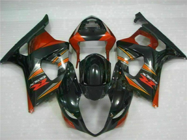 GSXR 1000 K3 03-04 Motorrad Verkleidungen Komplett Sets - Schwarz