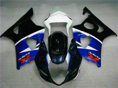 GSXR 1000 K3 03-04 Motorrad Vollverkleidung - Schwarz Blau