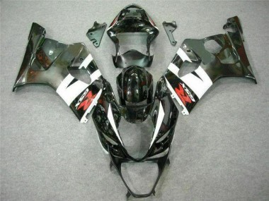 GSXR 1000 K3 03-04 Motorrad Verkleidungen & Plastik - Weiß Schwarz