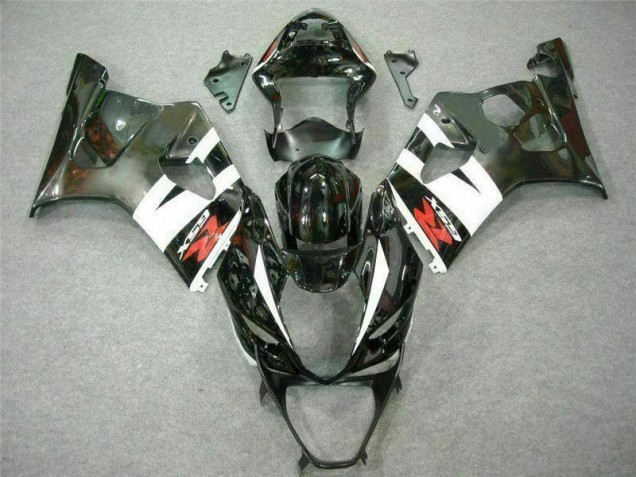 GSXR 1000 K3 03-04 Motorrad Verkleidungen & Plastik - Weiß Schwarz