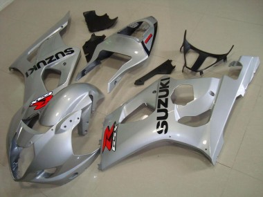GSXR 1000 K3 03-04 Motorrad Vollverkleidung - Silber