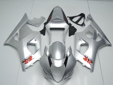 GSXR 1000 K3 03-04 Motorrad Verkleidungen - Silber OEM Stil