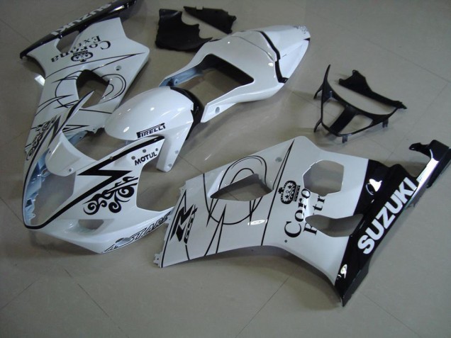 GSXR 1000 K3 03-04 Motorrad Verkleidungen - Weiß Corona GSXR 1000 K3 03-04 Motorrad Verkleidungen - Weiß Corona