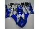 R6 03-05 Motorrad Vollverkleidung - Blau Weiß R6 03-05 Motorrad Vollverkleidung - Blau Weiß